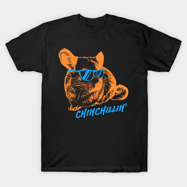 Funny Chinchillin graphic for Chinchilla Owners T-Shirt by biNutz